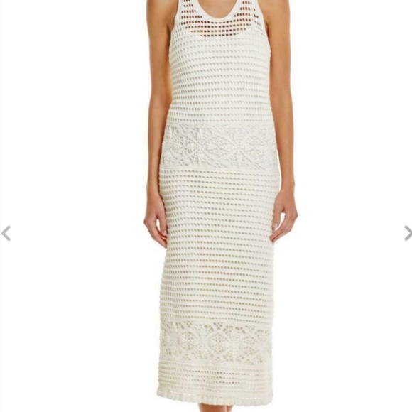 NWT Tory Burch Nerano Crochet Knit Tank Dress - Picture 5 of 8